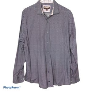Johnston & Murphy Button Down Shirt, Large